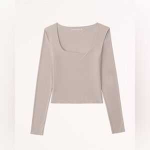 Abercrombie & Fitch Soft Matte Seamless Long-Sleeve